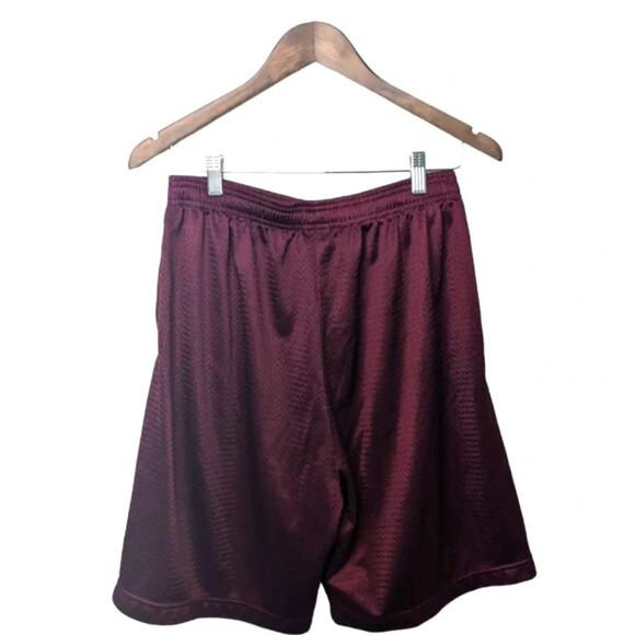 Brooks Maroon Mesh Training Shorts Mens Size Large - Picture 8 of 11